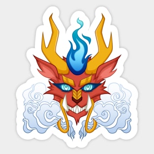 Eastern Dragon Sticker